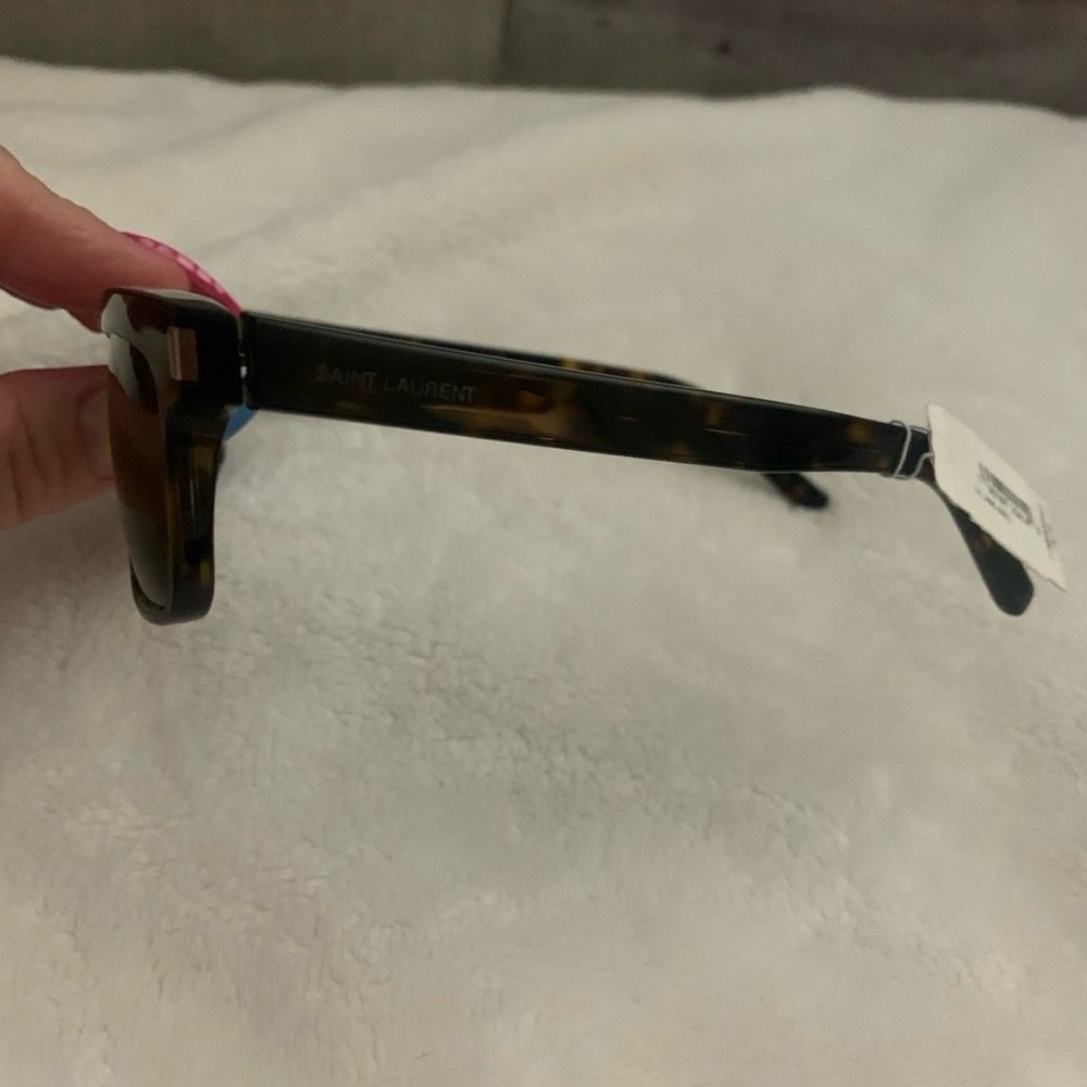 NWT Saint Laurent SL 246 - 002 Havana Sunglasses & Case - Picture 3 of 10